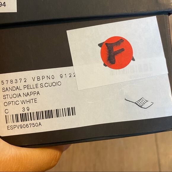 BOTTEGA VENETA Woven Leather Wood Square Toe Flat Sandals Slides Pelle Nappa - Picture 7 of 7